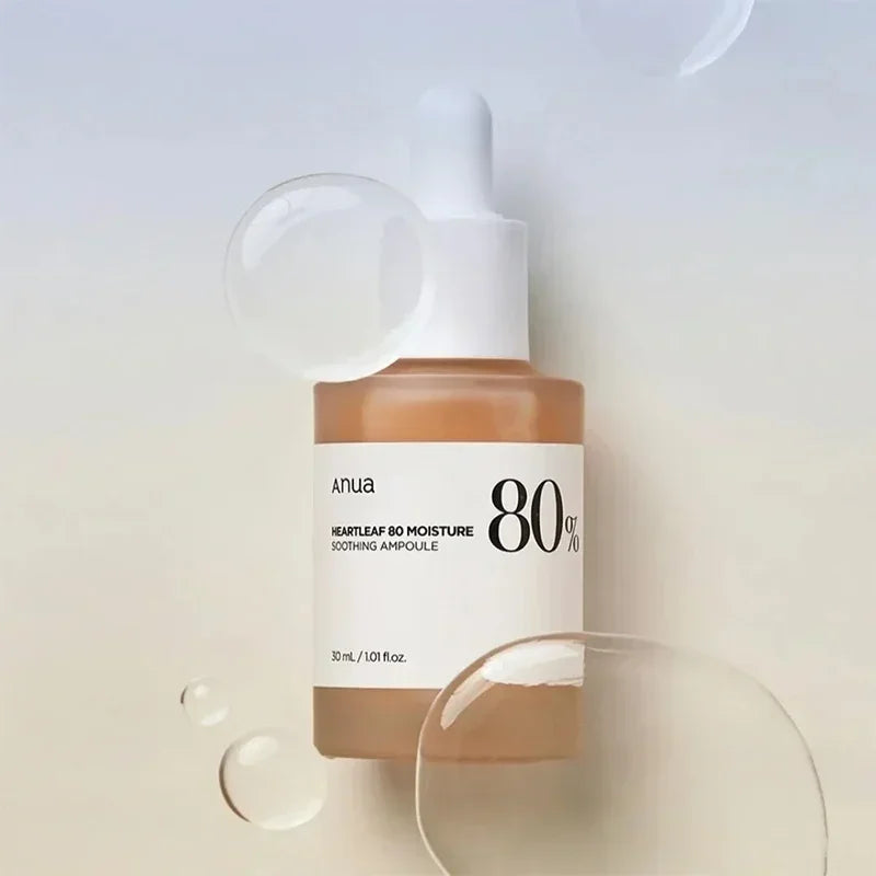 Kit de Cuidados Faciais Coreano Heartleaf Anua – Limpeza, Hidratação e Juventude em Cada Passo