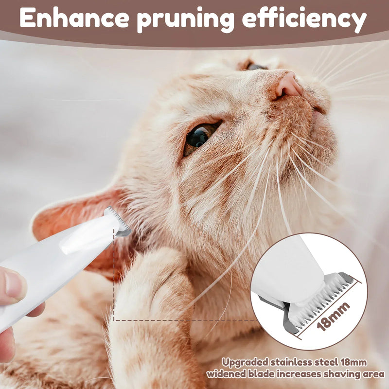 Novo Aparador de Patas para Cães com Luz de LED – Grooming Profissional em Casa